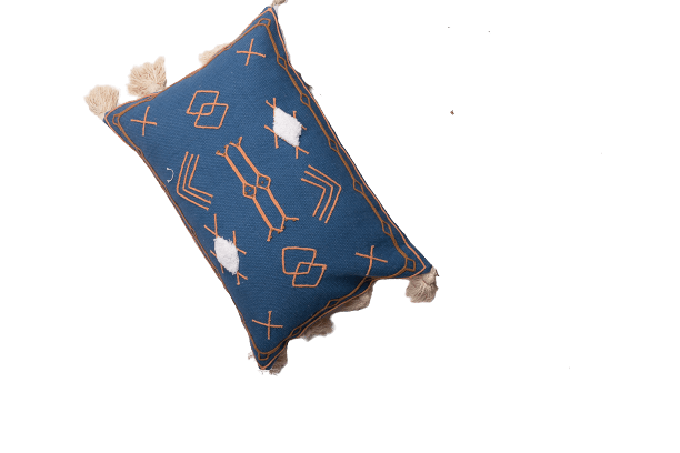 BLUE -Stylist Exquisite Embroidery Pillow Cover