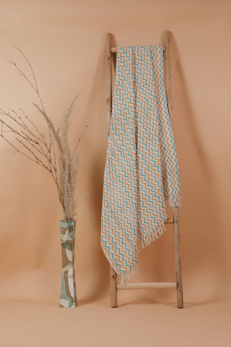 KARYA - HAND BLOCK PRINTED THROW