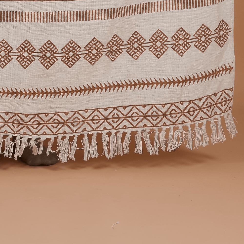 MORENA - Hand Block Printed Throw