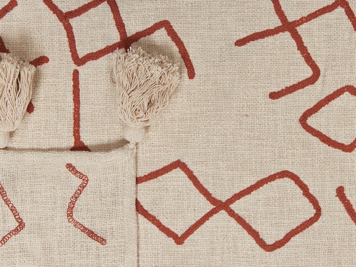 RAKYA - Decorative Embroidery Throw Blanket