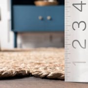 SORELLA SCALLOPED BRAIDED RUG
