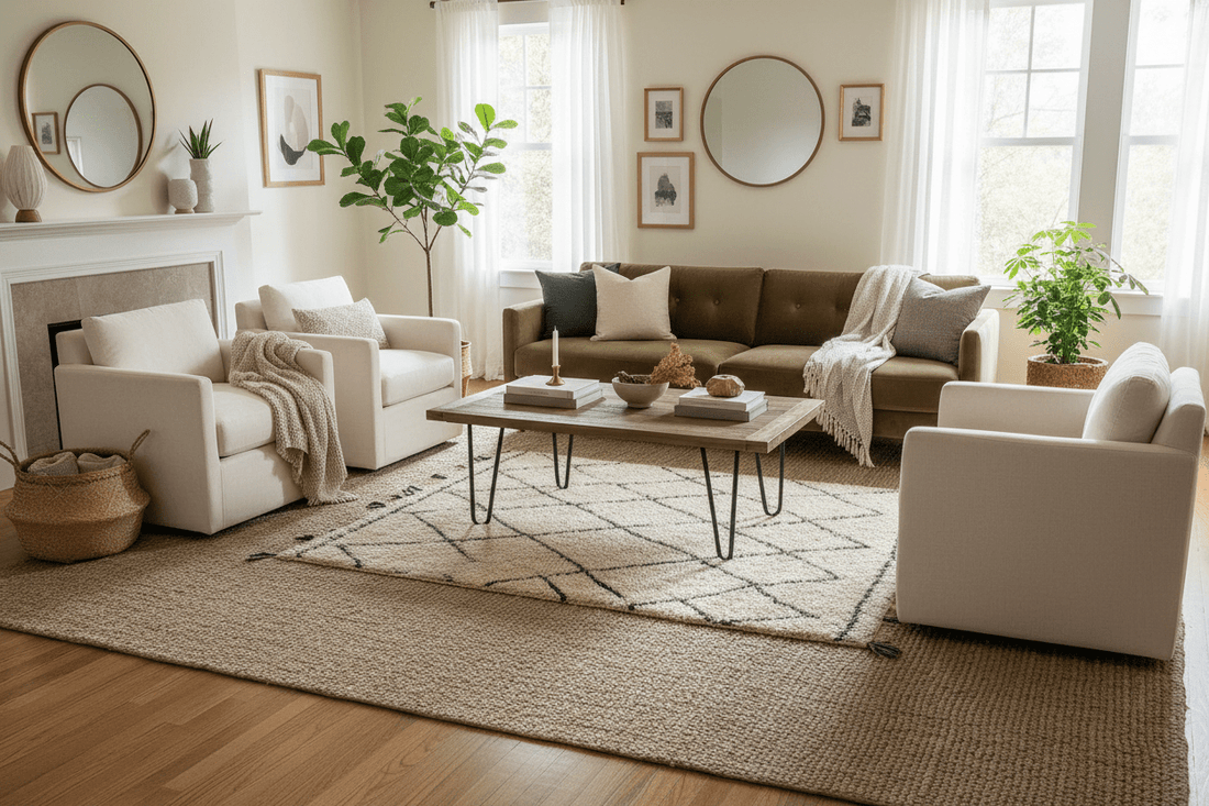 How to Layer Rugs Like an Interior Designer