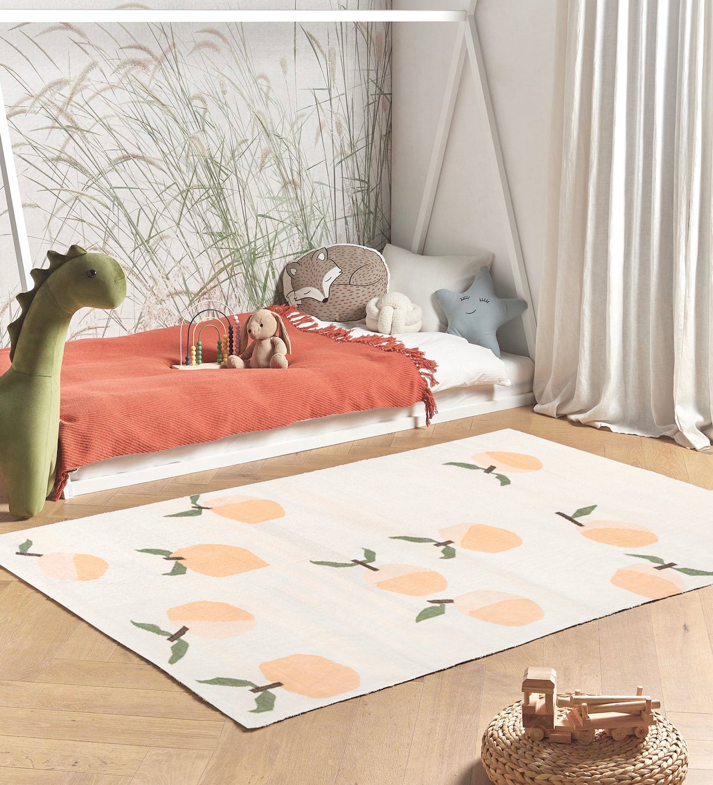 Peach Orchard Kids Rug