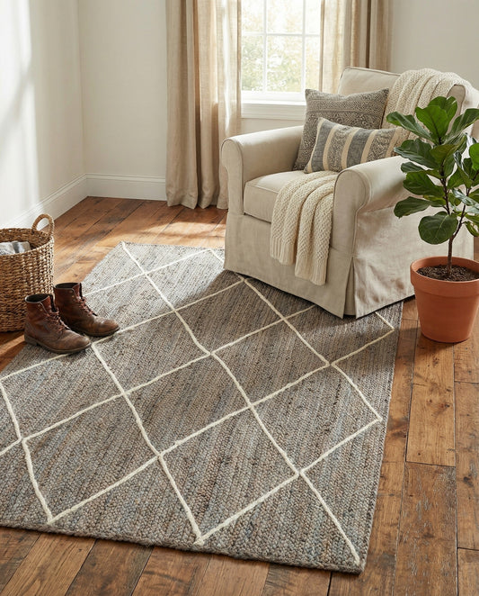 Handmade Braided Jute Rug