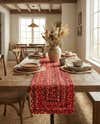 Braided Chindi Hand-Braided Table Runner Rug 100% Recycled Cotton