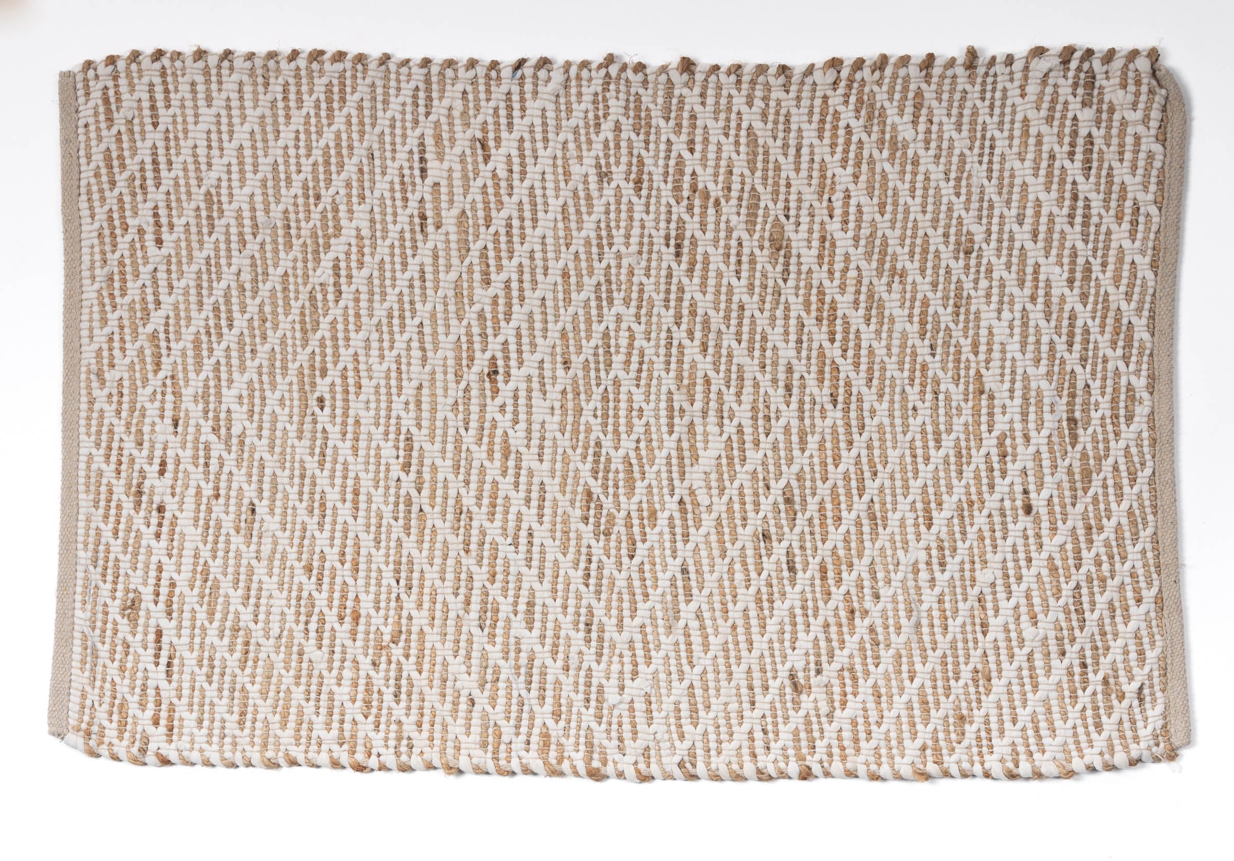 TUZLUCA - Hand Block Printed Cotton  Rug