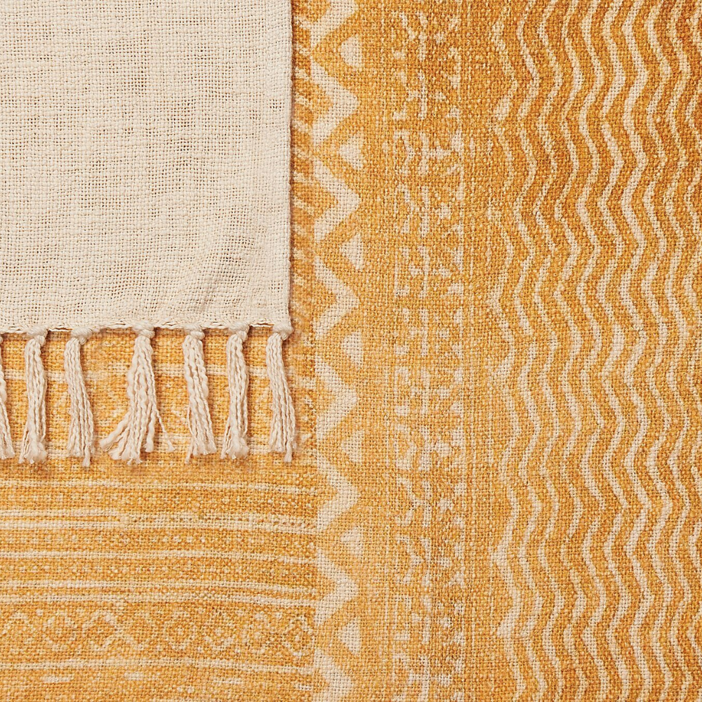 KIHUN - Hand Block Printed Throw