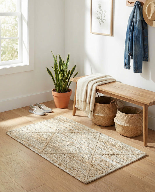Handmade Braided Jute Rug