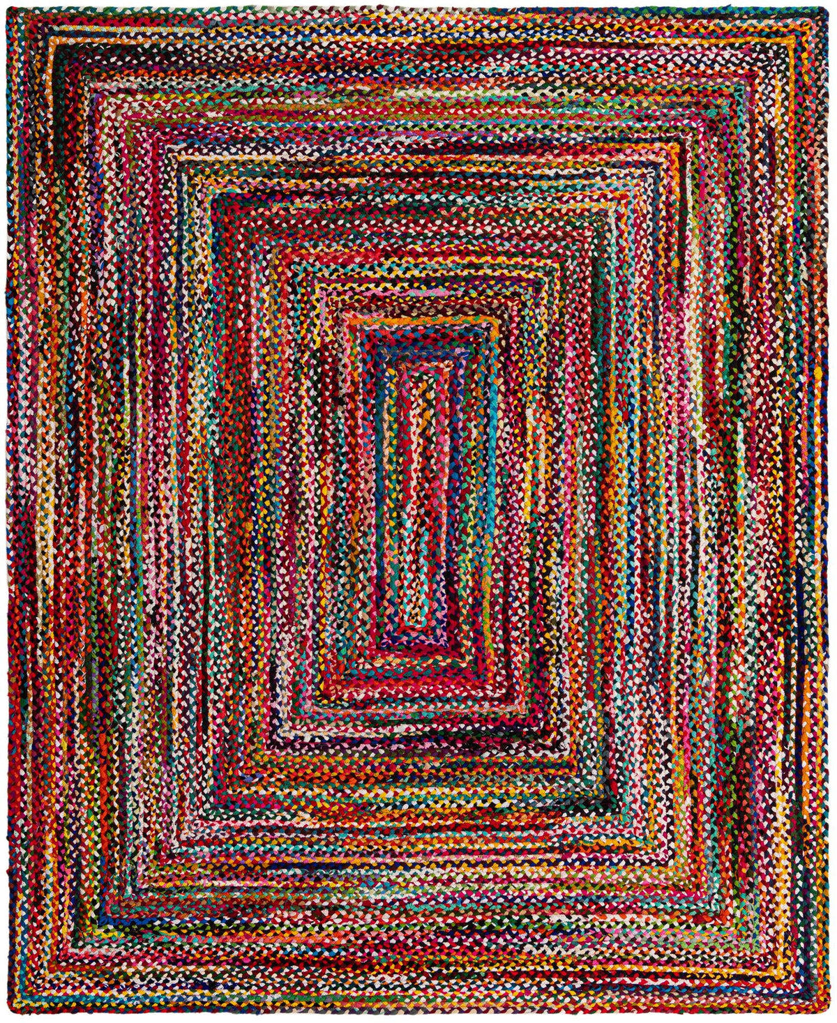 Handmade Braided Chindi Rug