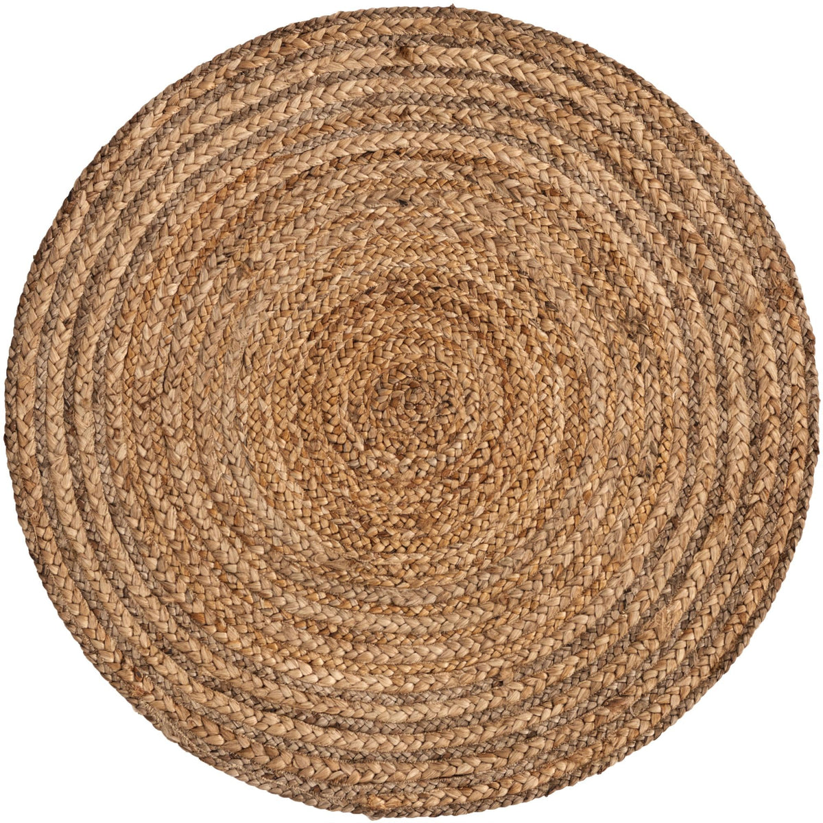 Handmade Braided Jute Round Rug