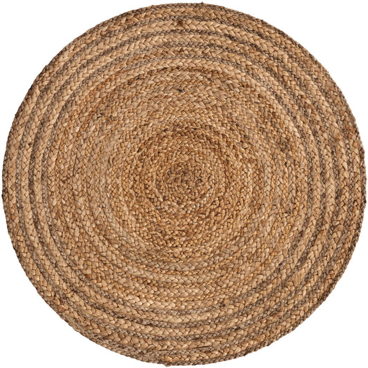 Handmade Braided Jute Round Rug
