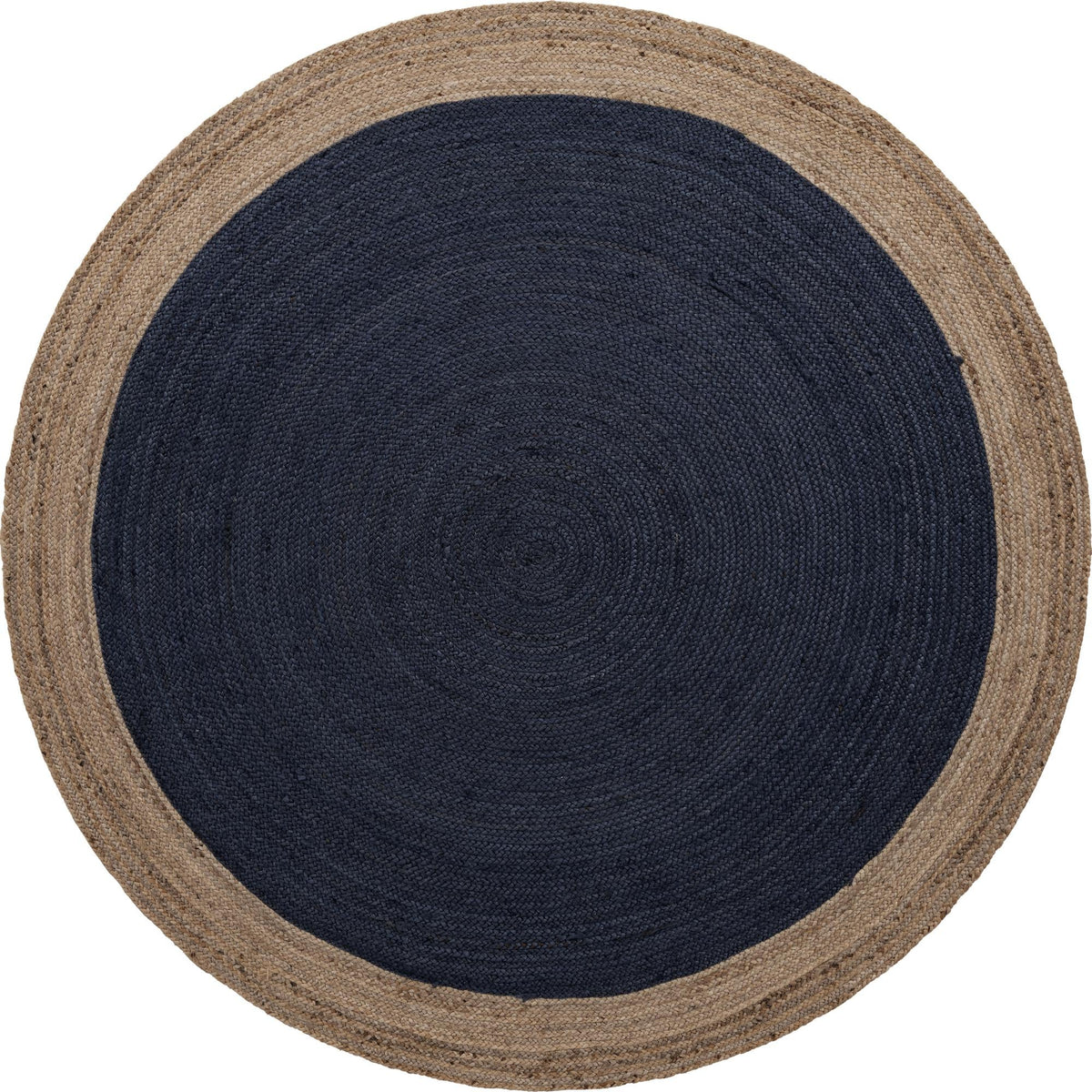 Handmade Braided Jute Round Rug