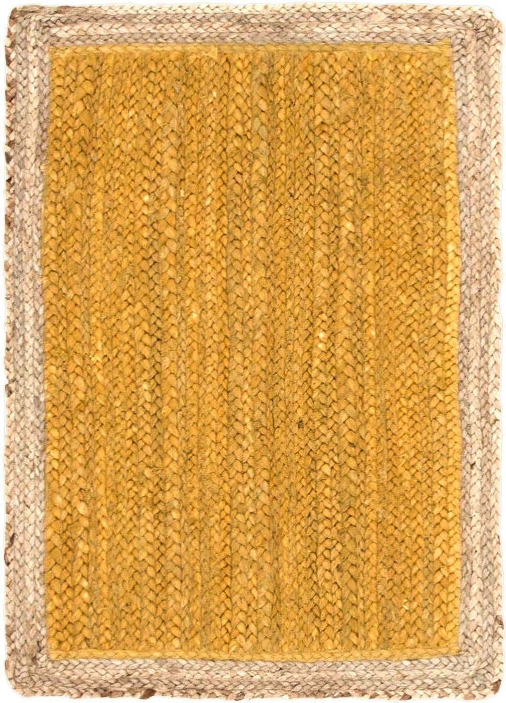 Braided Jute Hand-Braided Area Rug 100% Natural Fiber