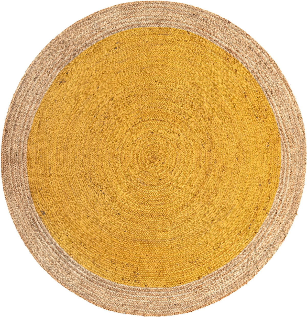 Handmade Braided Jute Round Rug