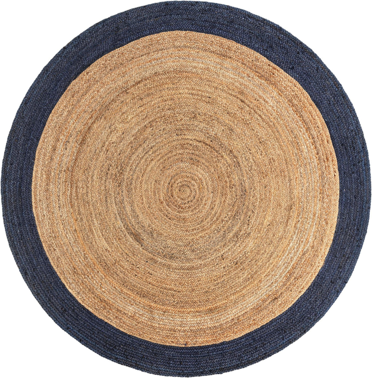 Handmade Braided Jute Round Rug