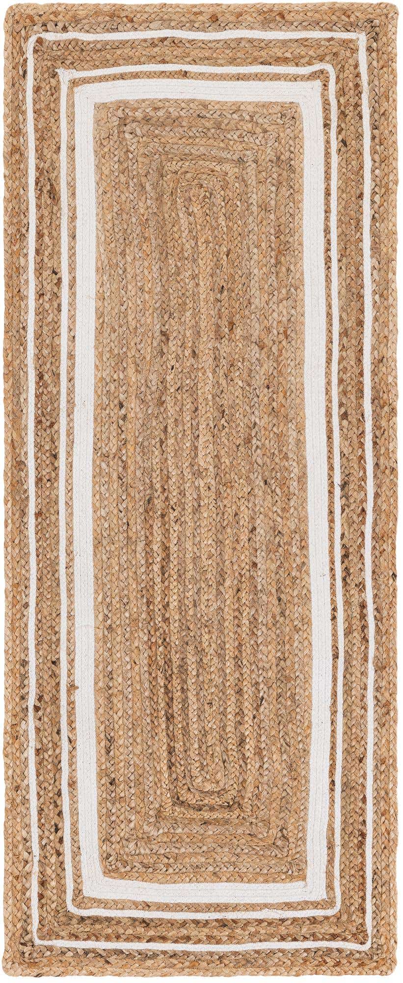 Braided Jute Hand-Braided Runner Rug