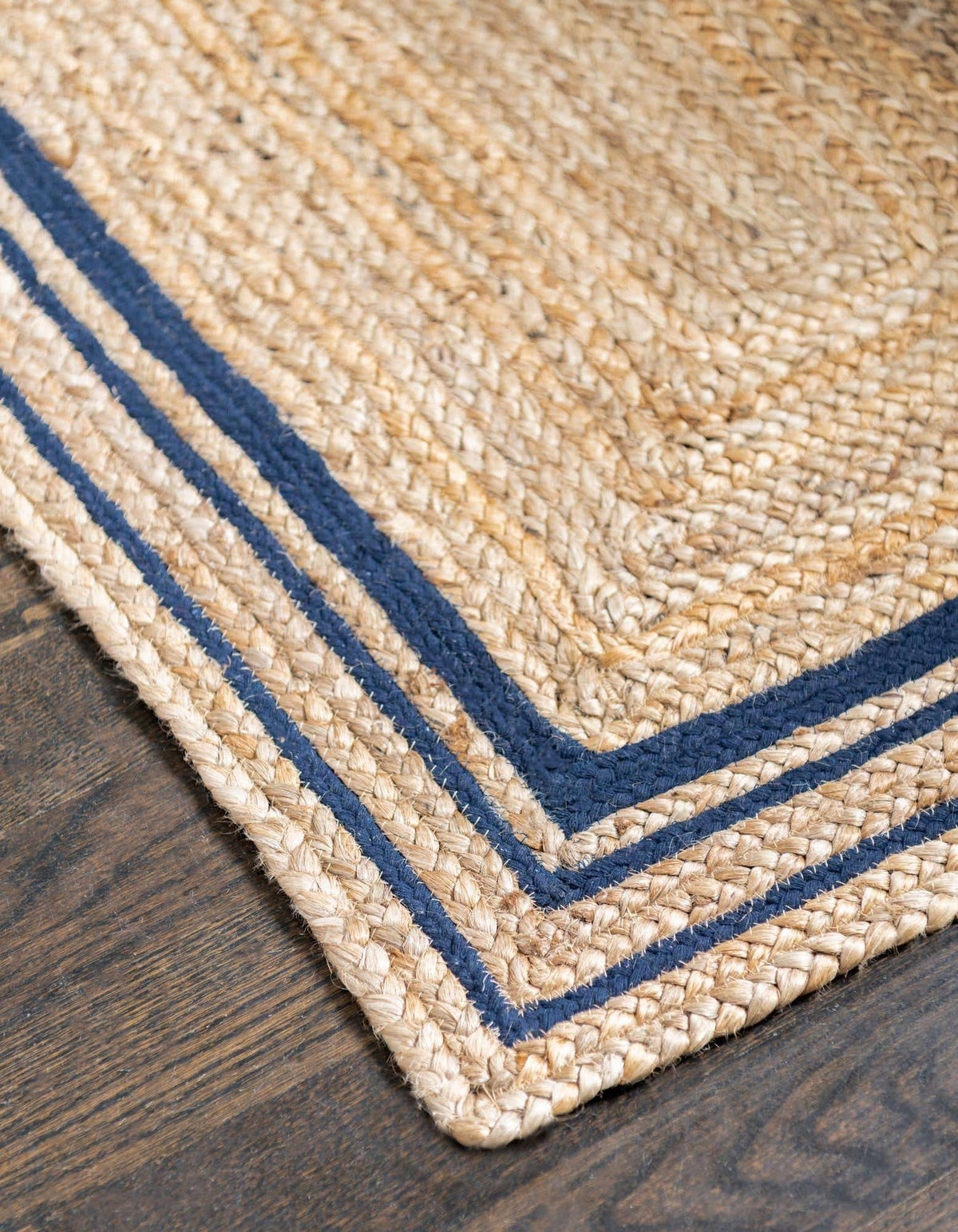Braided Jute Hand-Braided Runner Rug