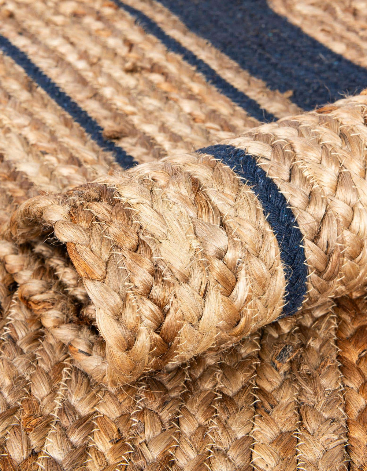 Braided Jute Hand-Braided Runner Rug