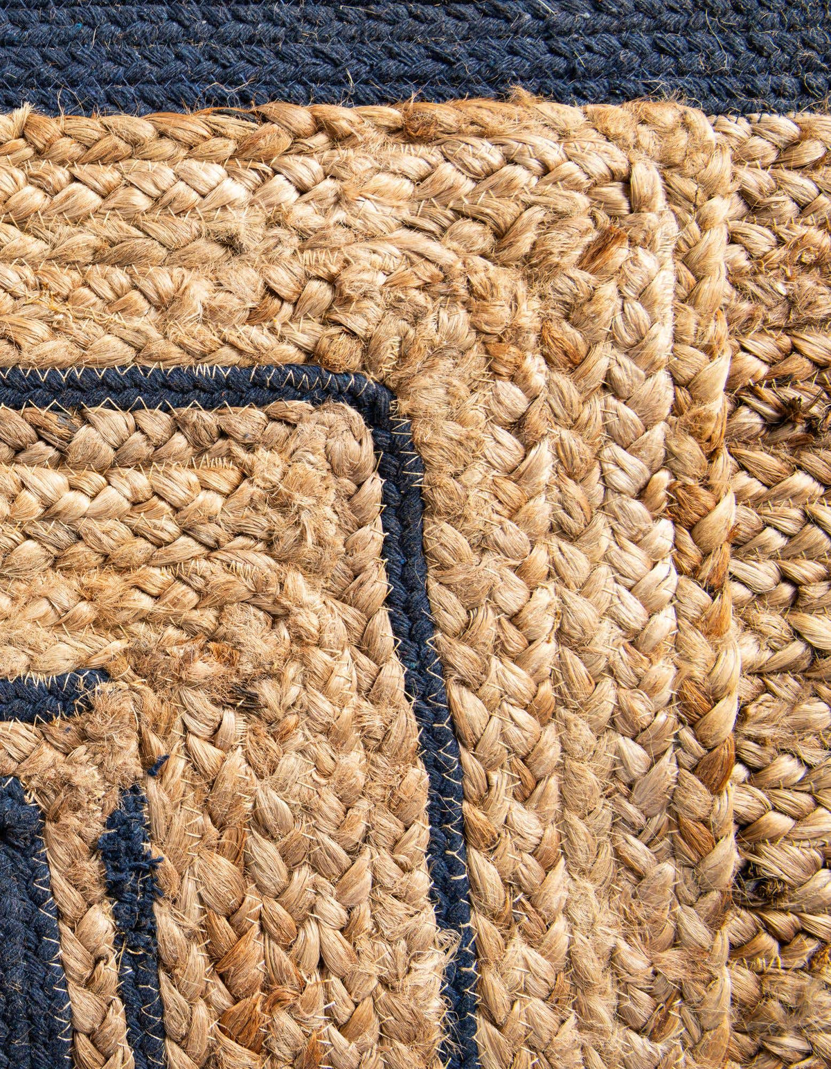 Braided Jute Hand-Braided Runner Rug
