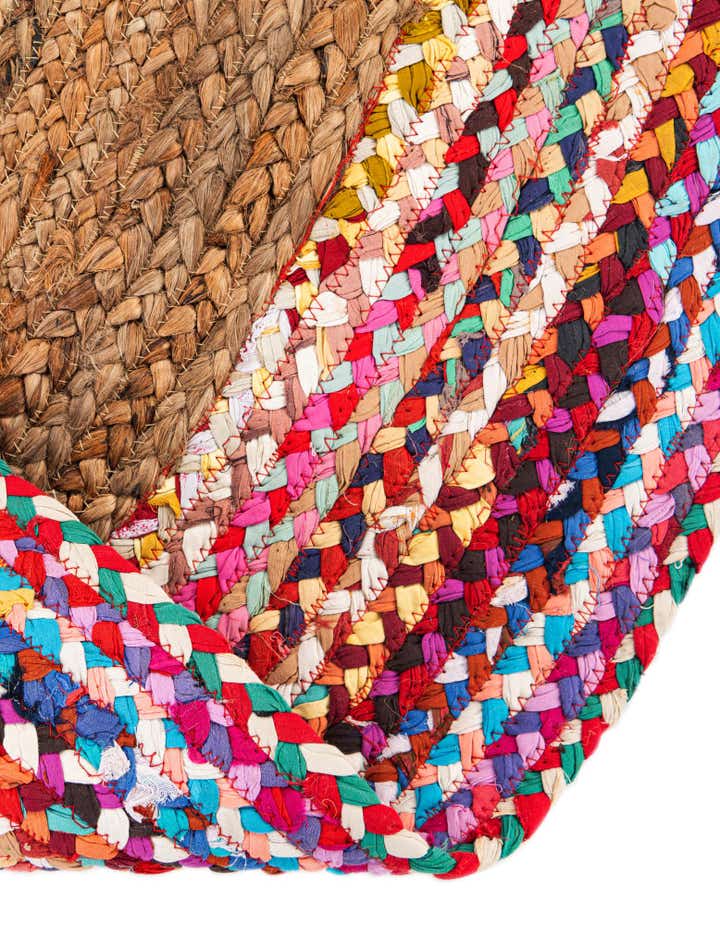 Braided Jute Hand Braided Round Rug