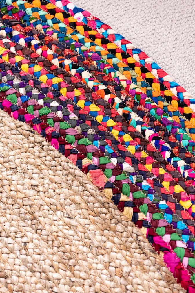 Braided Jute Hand Braided Round Rug