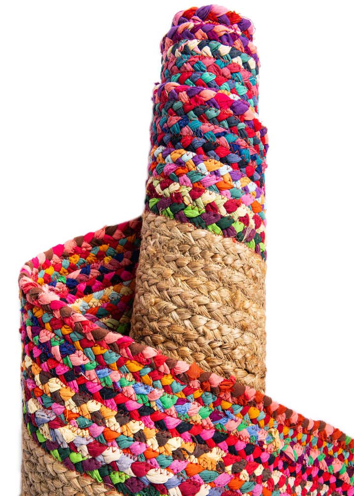 Braided Jute Hand Braided Round Rug
