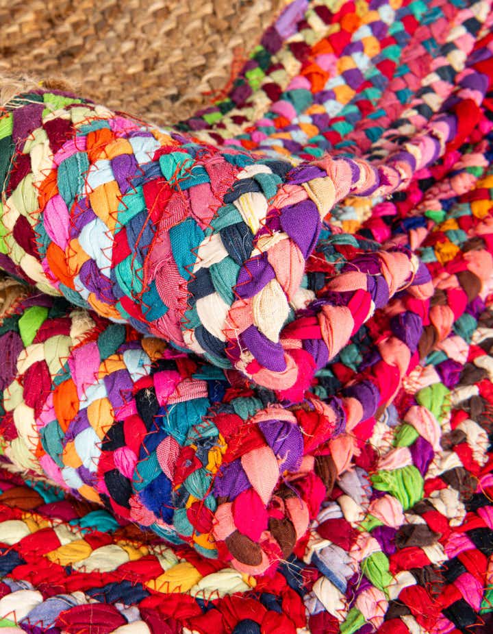 Braided Jute Hand Braided Round Rug