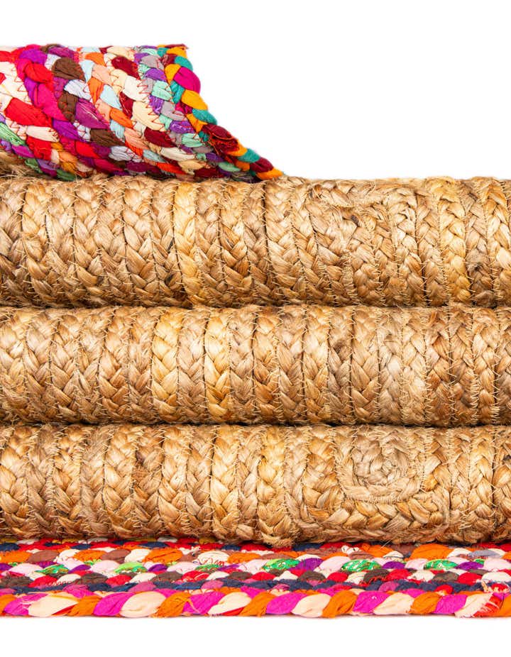 Braided Jute Hand Braided Round Rug