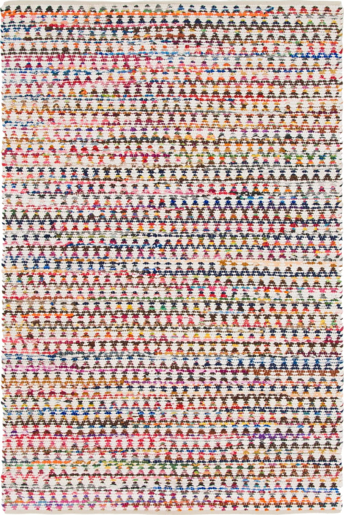 Hand Woven Braided Chindi Rug