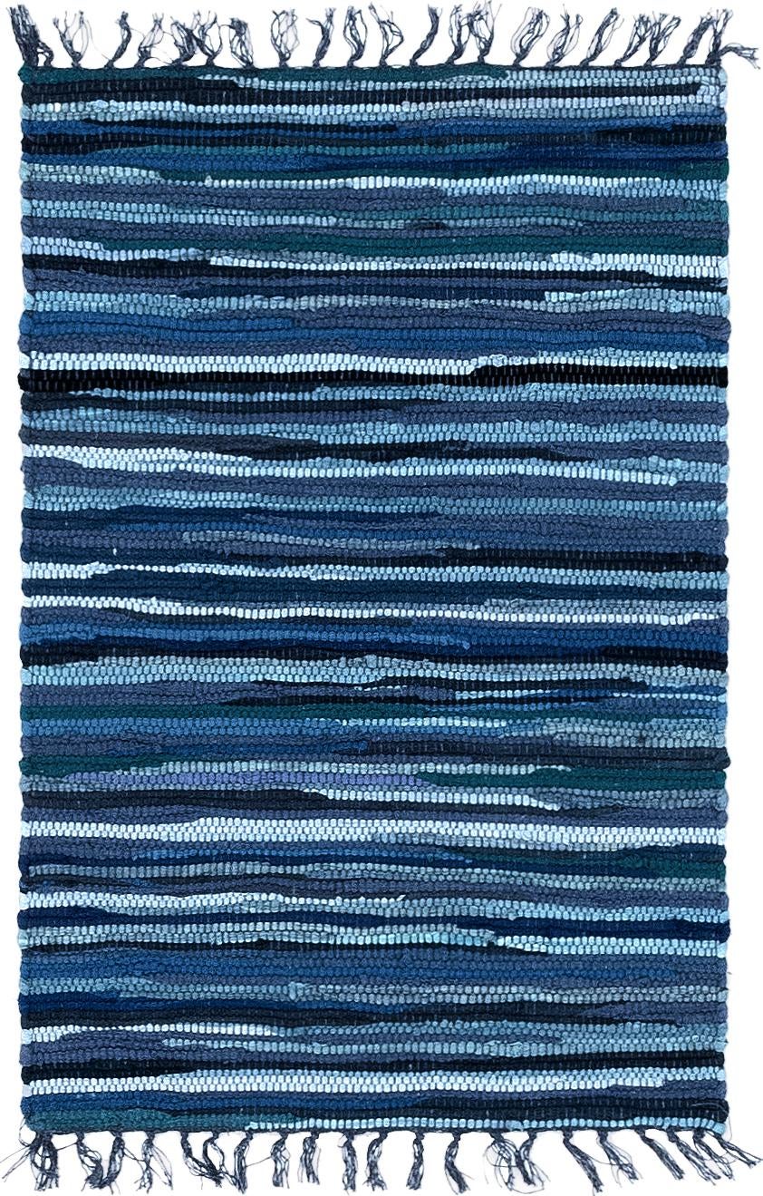 Hand Woven Chindi Cotton Rug