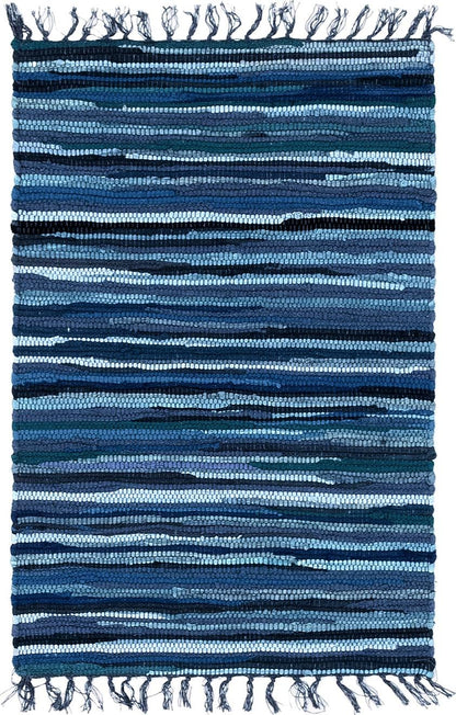 Hand Woven Chindi Cotton Rug