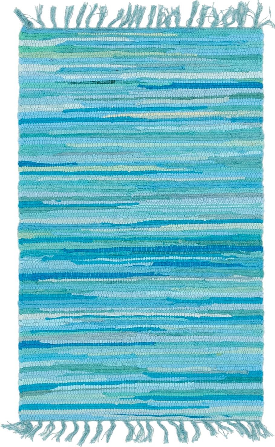 Hand Woven Chindi Cotton Rug