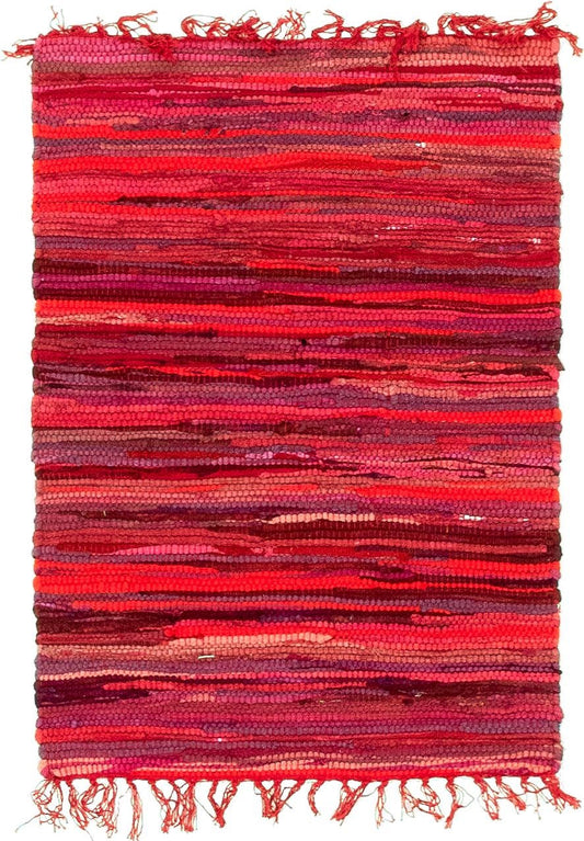 Hand Woven Chindi Cotton Rug