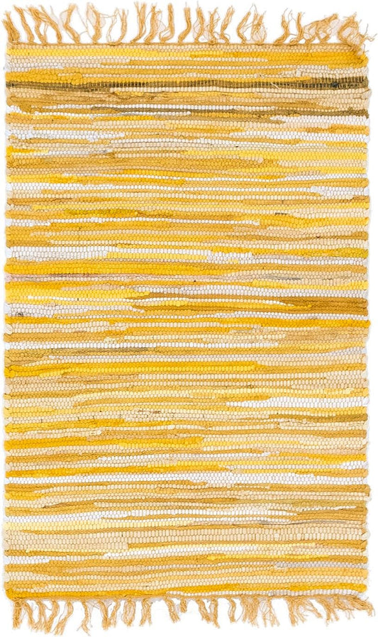 Hand Woven Chindi Cotton Rug