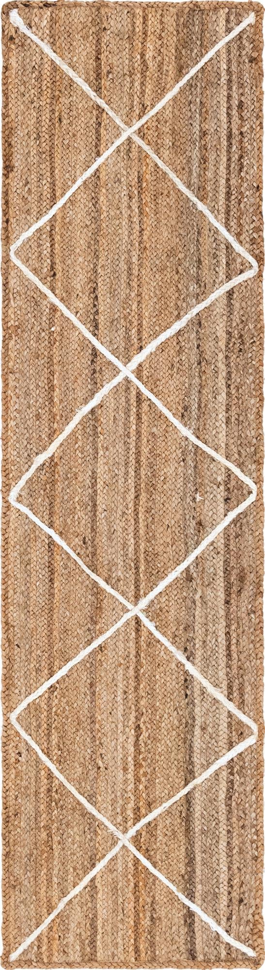 Handmade Braided Jute Runner Rug