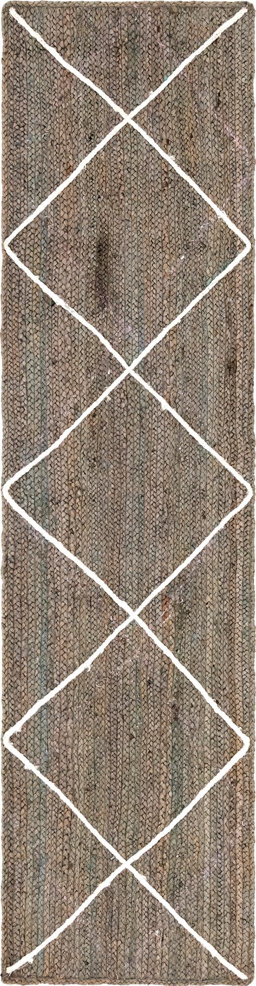 Handmade Braided Jute Runner Rug