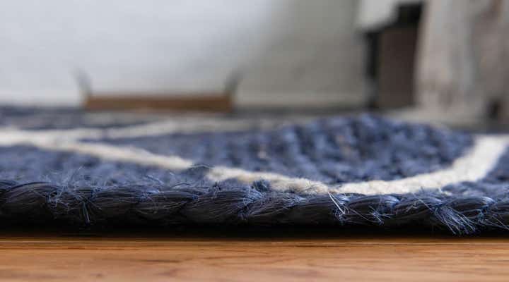Braided Jute Hand-Braided Area Rug 100% Natural Fiber