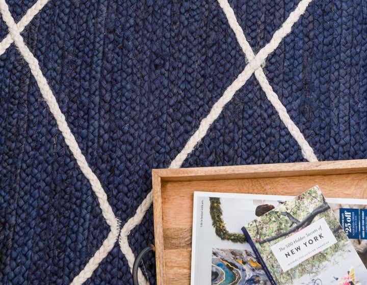 Braided Jute Hand-Braided Area Rug 100% Natural Fiber