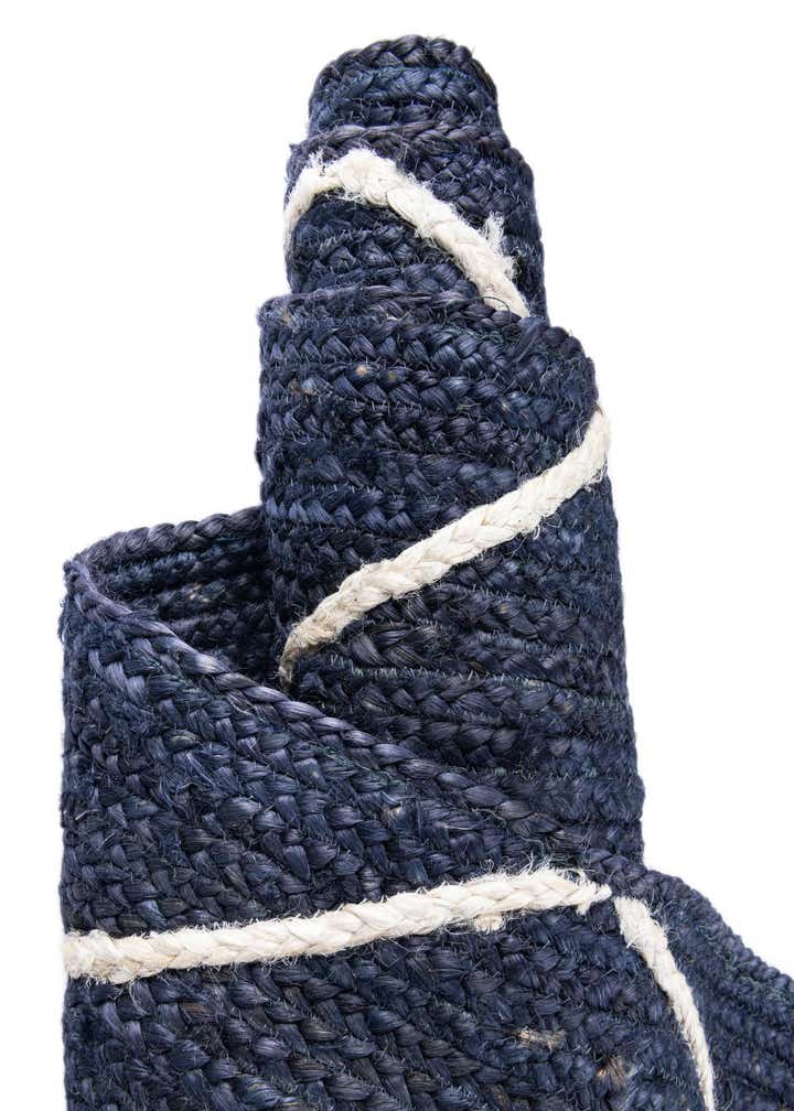 Braided Jute Hand-Braided Area Rug 100% Natural Fiber