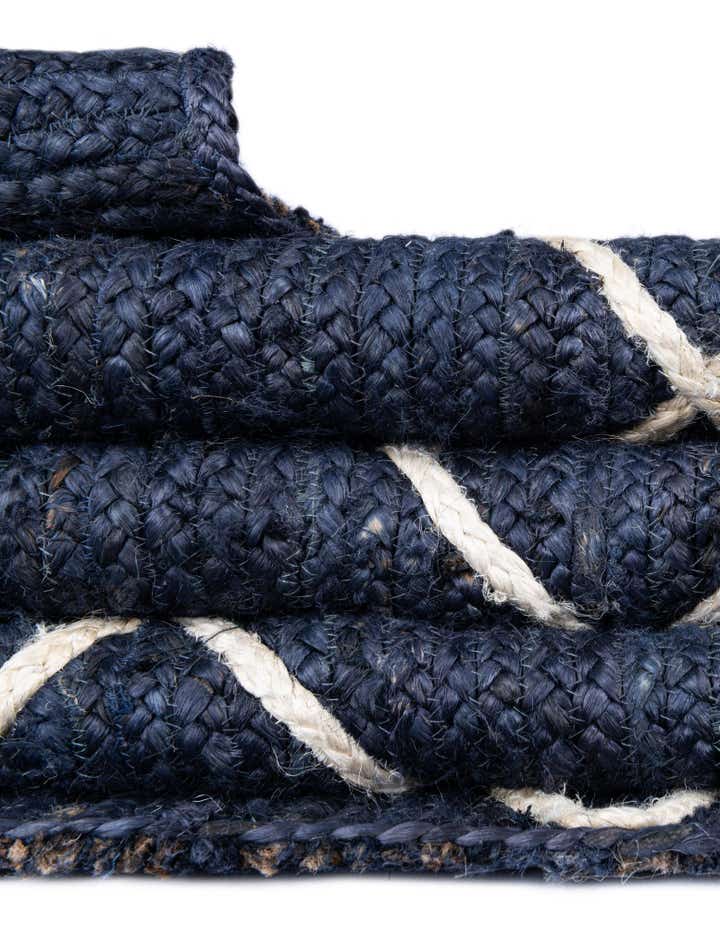 Braided Jute Hand-Braided Area Rug 100% Natural Fiber