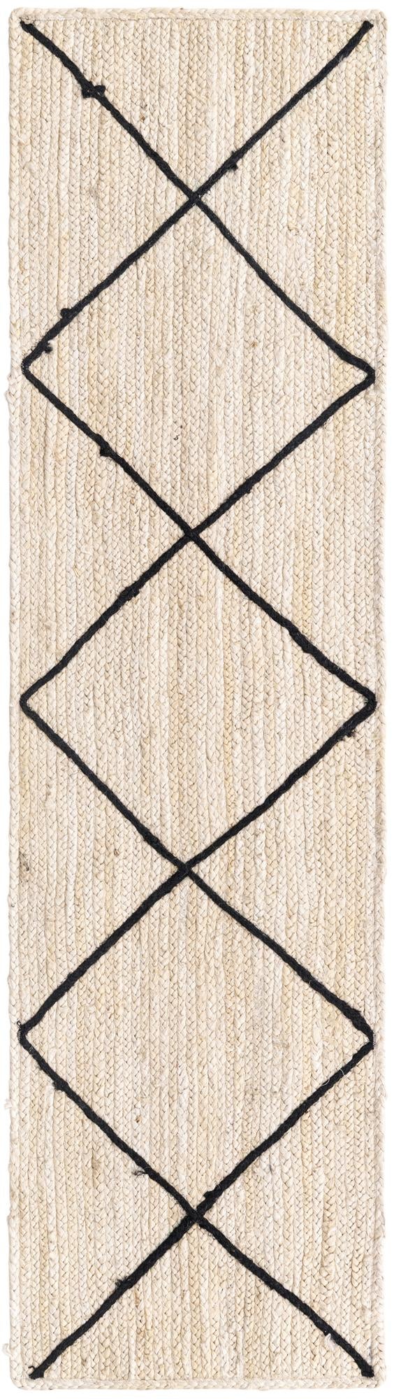 Handmade Braided Jute Runner Rug