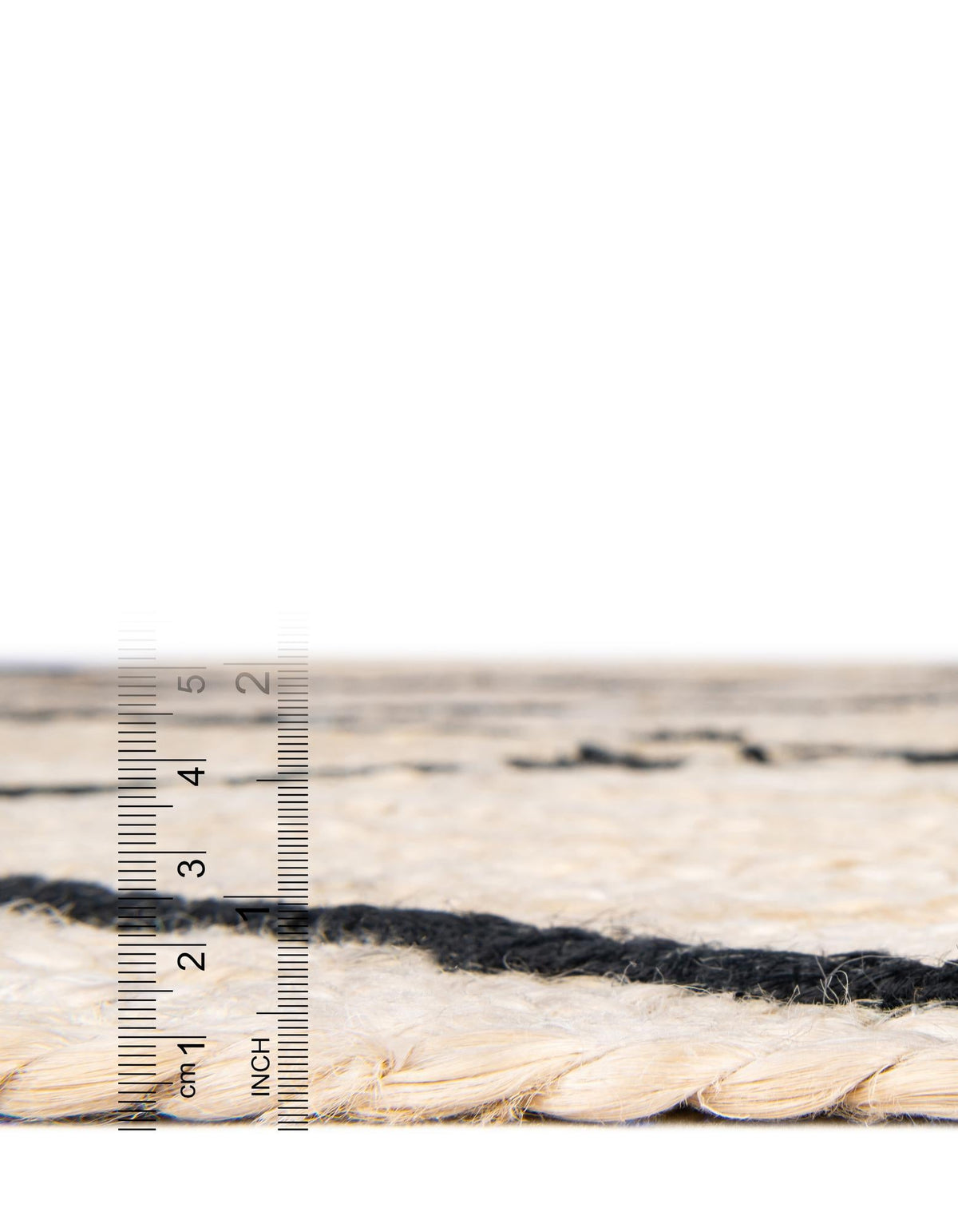 Braided Jute Hand-Braided Runner Rug 100% Natural Fiber
