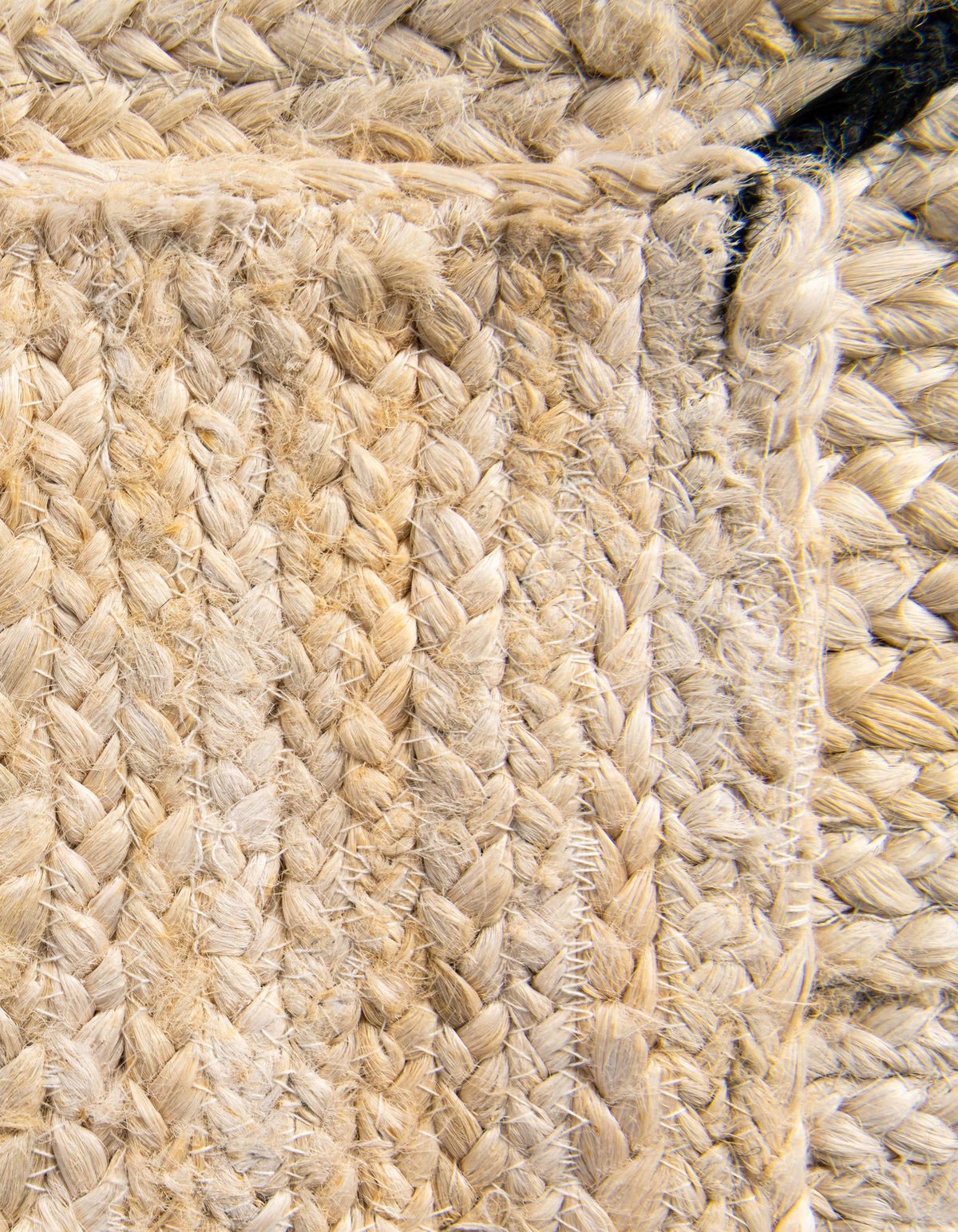 Braided Jute Hand-Braided Runner Rug 100% Natural Fiber