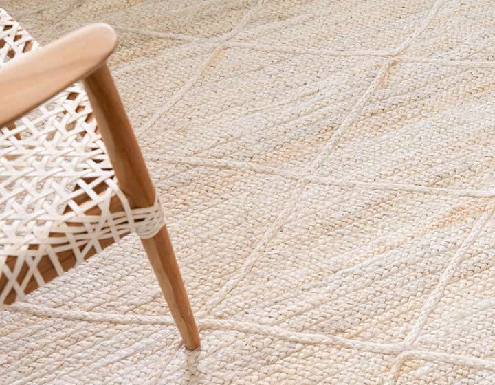 Braided Jute Hand-Braided Area Rug 100% Natural Fiber