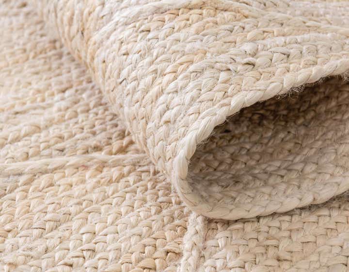 Braided Jute Hand-Braided Area Rug 100% Natural Fiber
