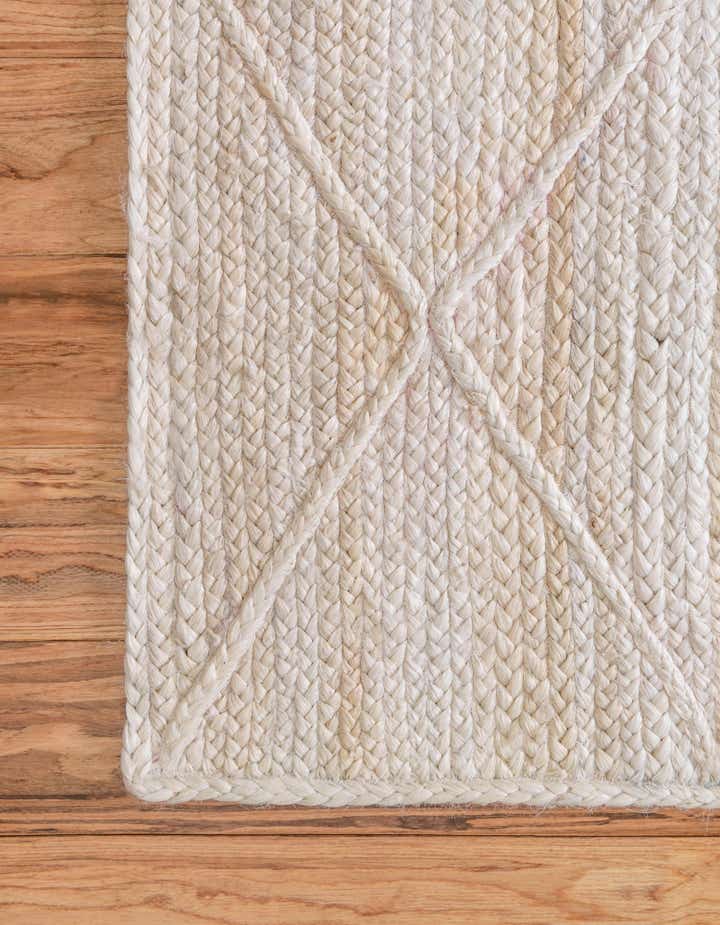 Braided Jute Hand-Braided Area Rug 100% Natural Fiber