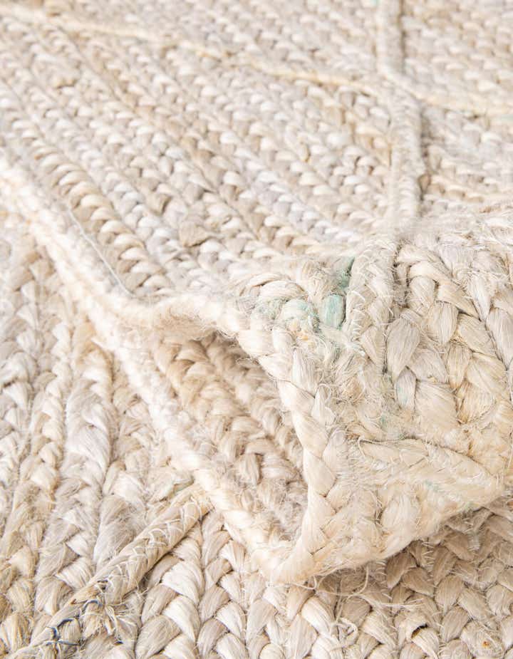 Braided Jute Hand-Braided Area Rug 100% Natural Fiber