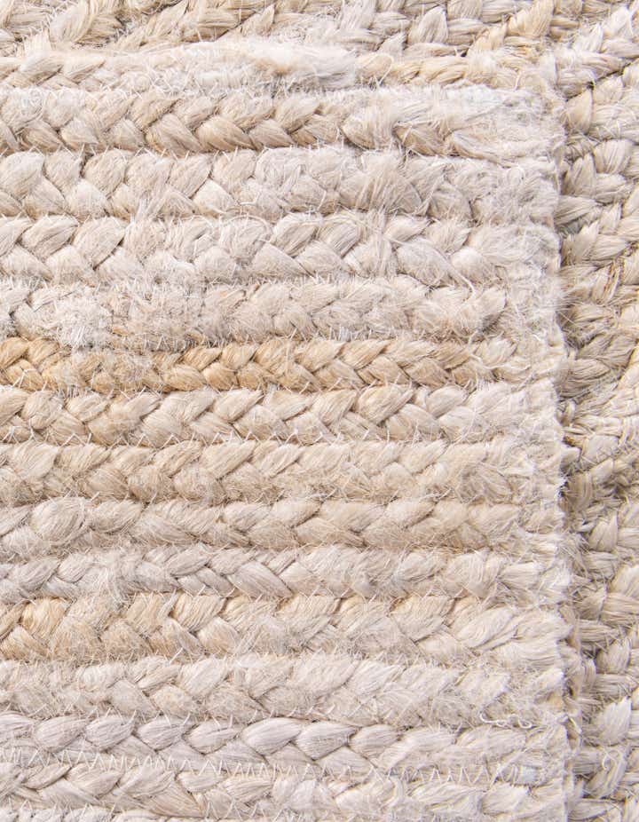 Braided Jute Hand-Braided Area Rug 100% Natural Fiber
