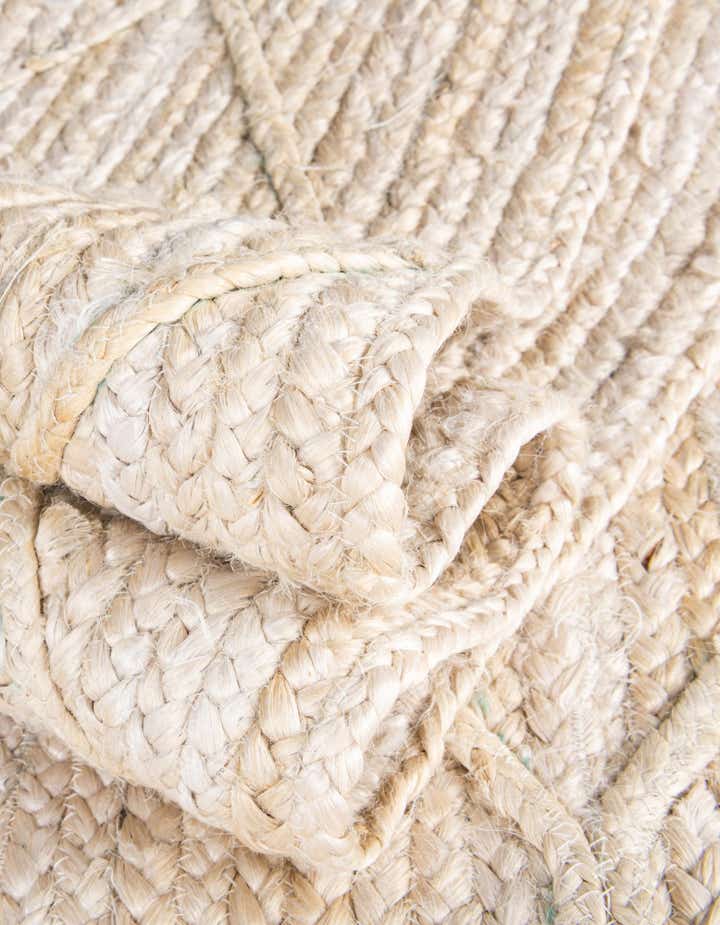 Braided Jute Hand-Braided Area Rug 100% Natural Fiber