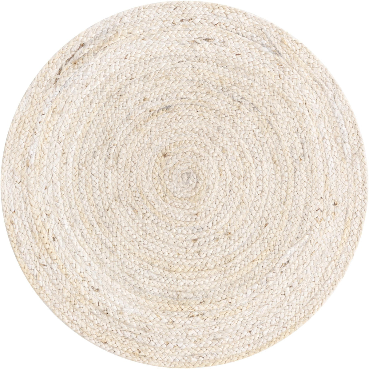 Handmade Braided Jute Round Rug
